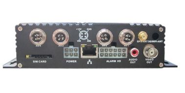 Double SD GPS Mobile CIF DVR Recorder 4 Channel With H.264 Main Profile